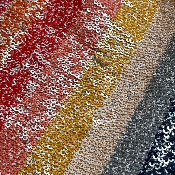 FATE Striped Sequined Top - Picture 5 of 7